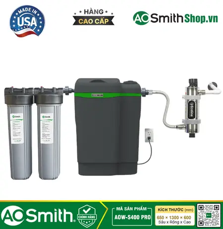 Hệ thống lọc nước đầu nguồn AOSMITH AOW-S400 PRO