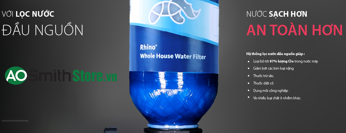 Hệ Thống Lọc Nước Đầu Nguồn Aosmith AOS AQ-1000