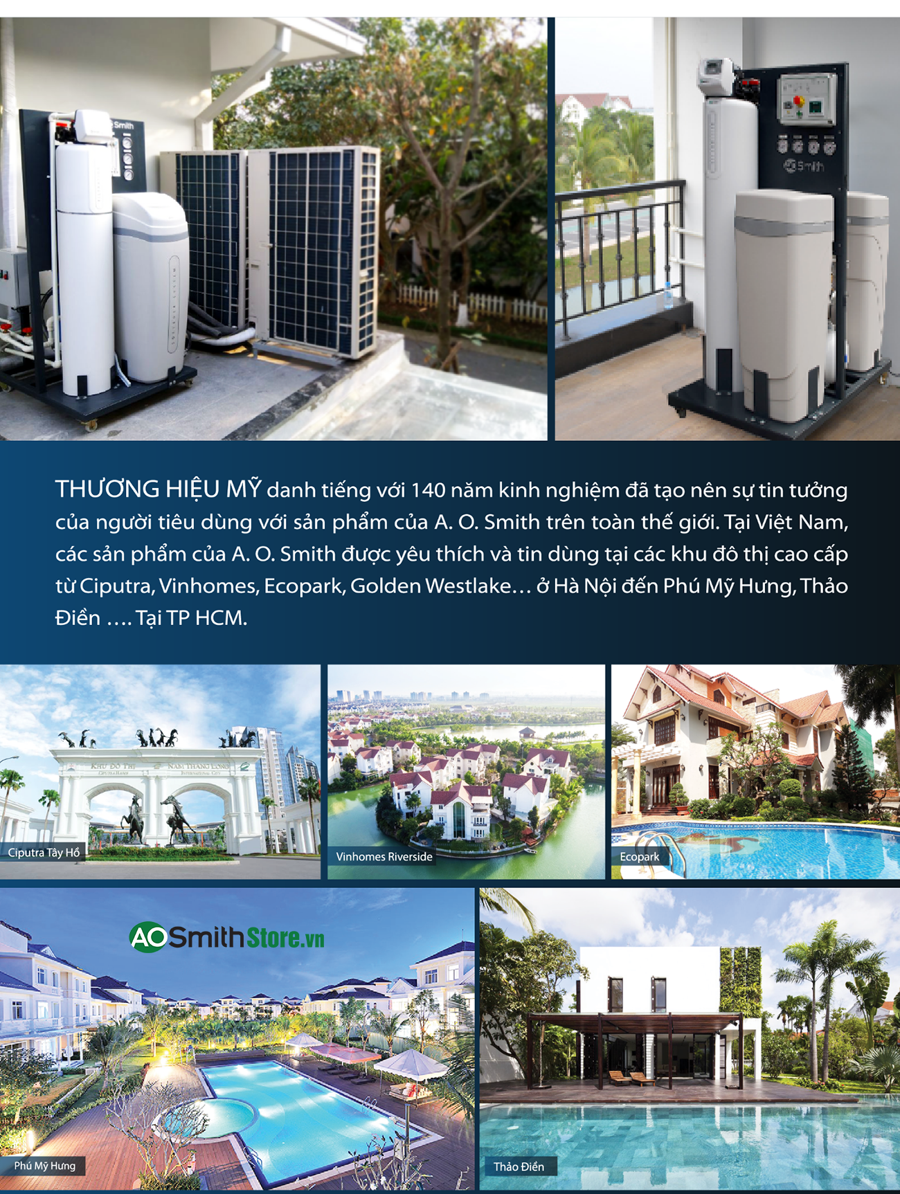 Hệ Thống Lọc Nước Đầu Nguồn Aosmith LS03U