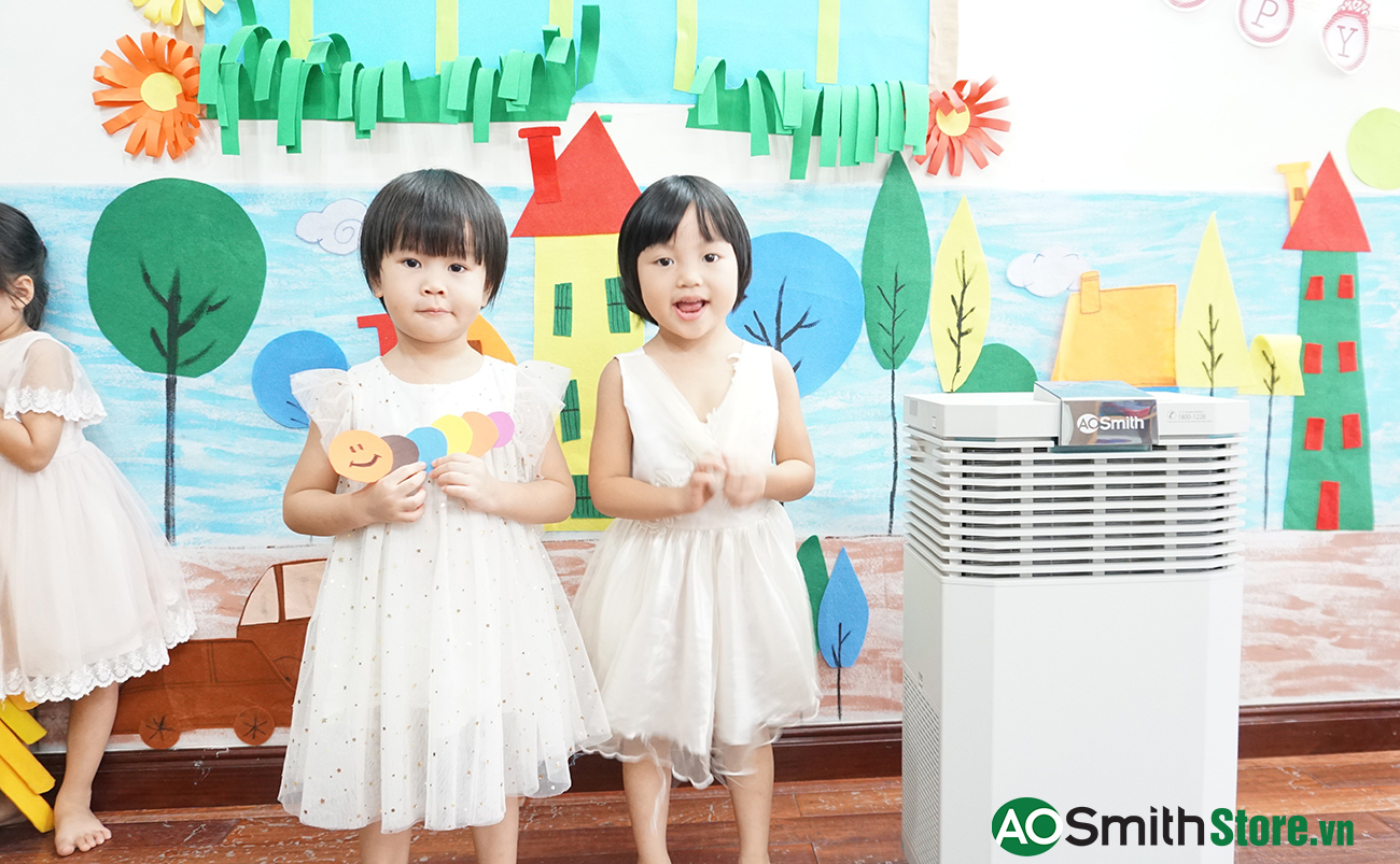 Hình ảnh thực tế Máy lọc không khí Aosmith KJ420F-B01