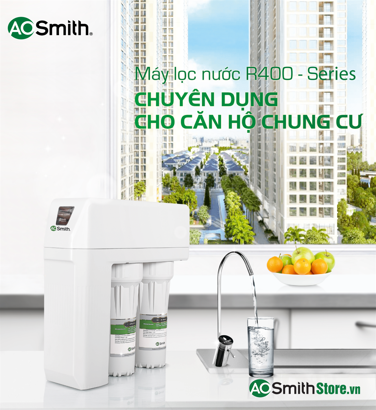 Máy Lọc Nước Aosmith R400E