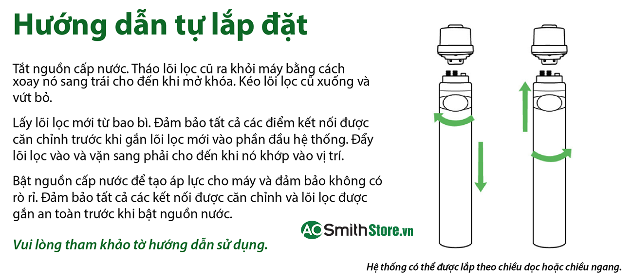  Máy Lọc Nước Aosmith Micro Filter AO-MF-ADV