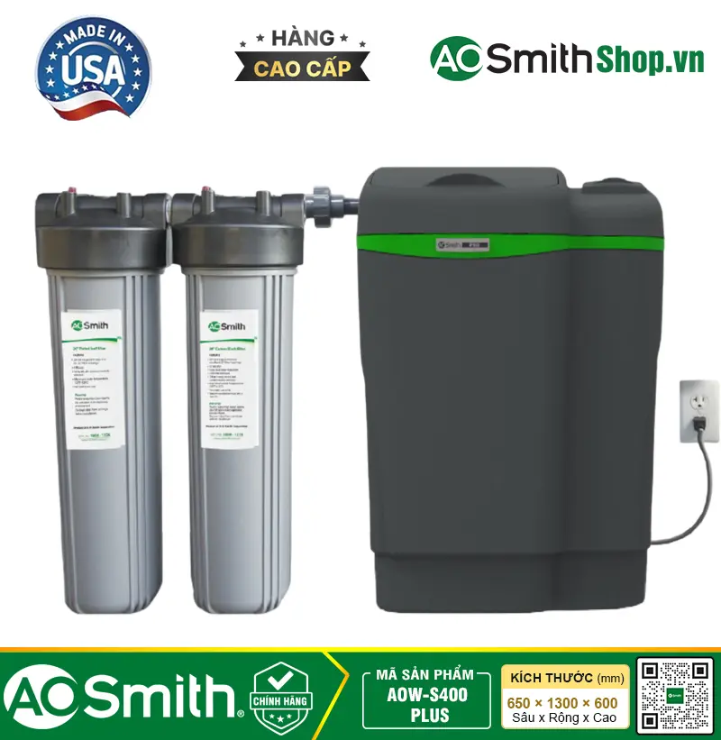 Hệ thống lọc nước đầu nguồn AOSMITH AOW-S400 PLUS
