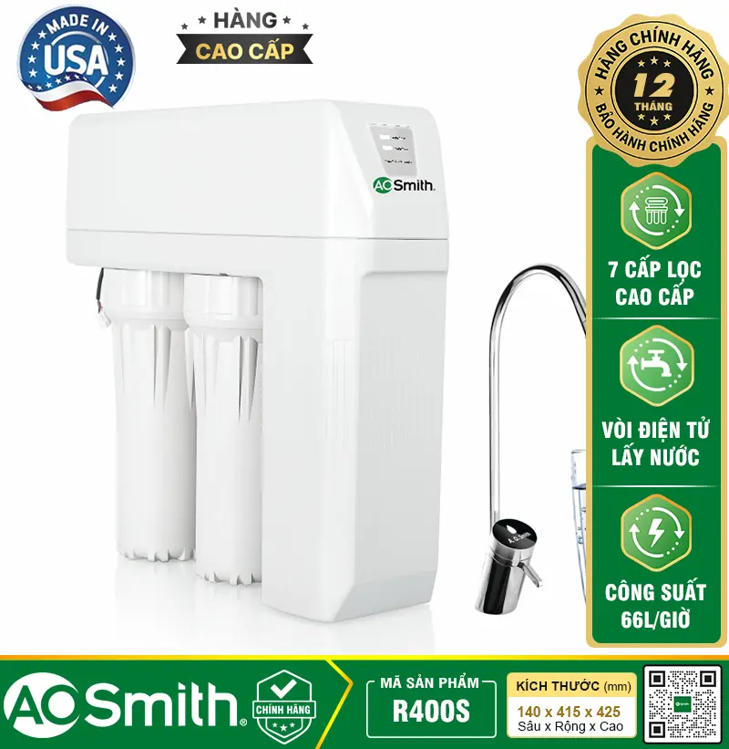 Máy lọc nước Aosmith R400S - A. O. Smith R400S
